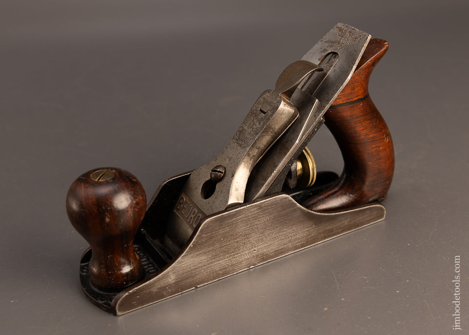 Stanley No. 602 Bedrock smooth plane, three-quarter view