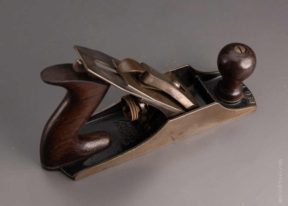 Stanley No. 604 Bedrock smooth plane showing the flat machined side