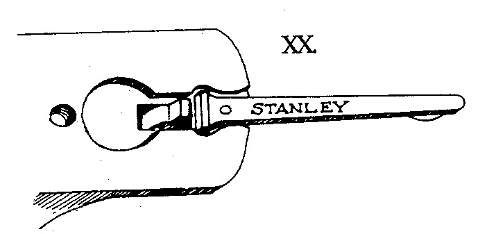 Original one-piece lateral lever diagram
