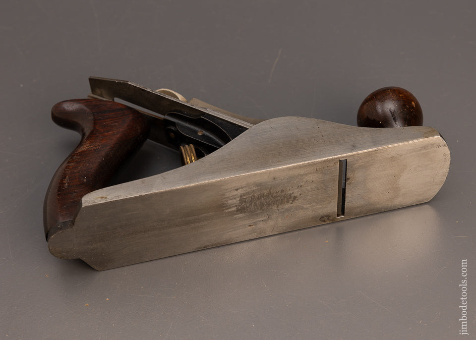 Stanley No. 3 smooth plane, sole and mouth