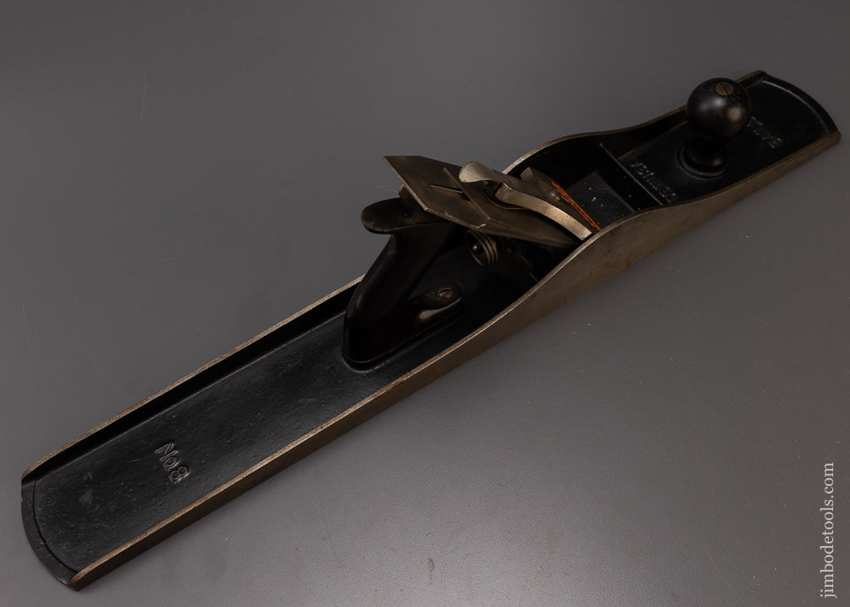 Stanley No. 8 jointer plane, opposite-side profile