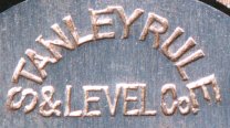 Stanley trademark stamp 1874–1884