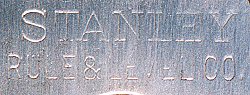 Trademark P stamp